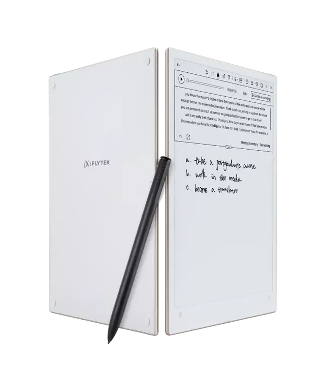 Official iFLYTEK AINOTE 2 e-ink notebook with stylus